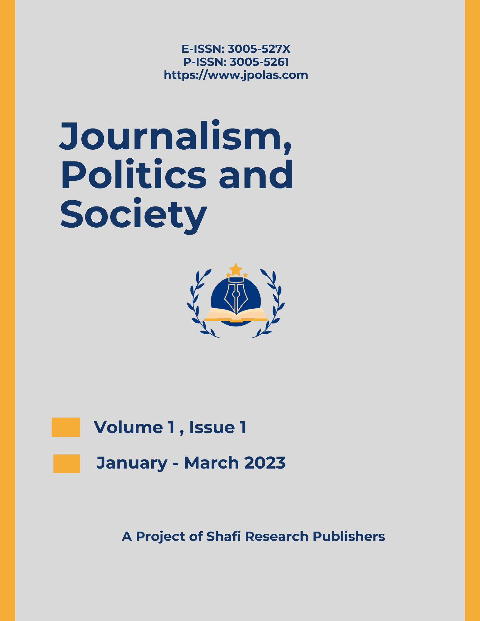 					Ansehen Bd. 1 Nr. 01 (2023): Journalism, Politics and Society
				